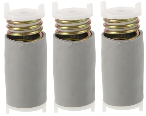 Operitacx 3pcs Washing Machine Stabiliser Pads White Stainless Steel Shock Absorbing Support Feet with Wide Compatibility and Easy to Store, Anti-slip Washer and Dryer Accessory to Stop Random Color