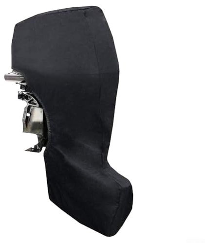 HEBEOT Außenbordmotorabdeckung, 420D Oxford-Tuch, Bootsmotor-Halbabdeckung, wasserdichte Außenbord-Propellerhaube, Schutzabdeckungen, staubdicht (für 20-30 PS)