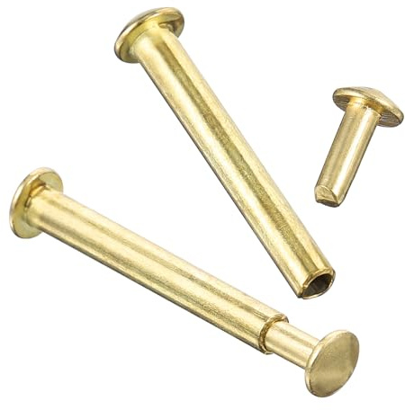 Rivet Eventail 3mm en Acier Inoxydable, 2 Ensembles pour Éventails Pliants | Fixations de Remplacement pour Éventail à Main, Pièces Détachées pour Éventails Pliants Chinois, DIY