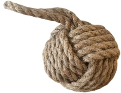 Weighted Door Stopper Decor Door Stop Rope Knot for Bedroom Apartment Office Brown