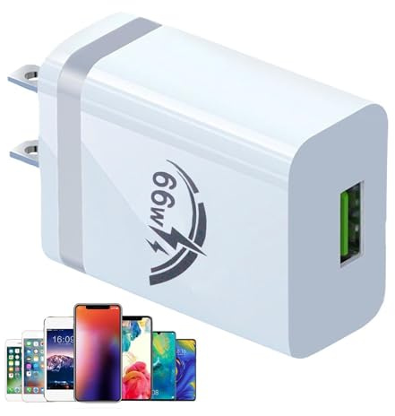 di blocco USB | Adattatore per presa di corrente da parete a ricarica rapida da 66 W,Adattatore per caricabatterie rapido per americana Cubo di ricarica da viaggio portatile per viaggi di lavoro, hote