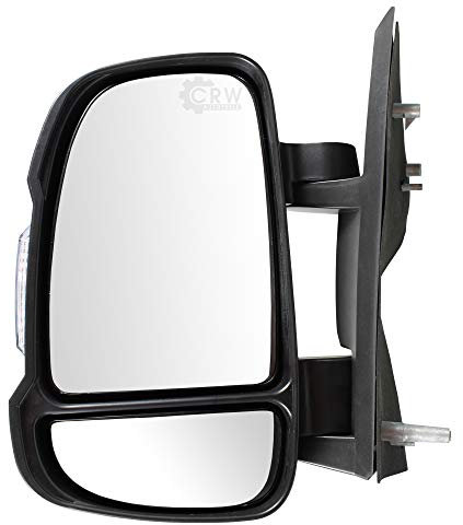 Rétroviseur extérieur gauche pour Boxer Ducato Jumper modèle 06-14 bras court mécanique + clignotant