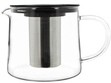NOVASTYL - Théière kamakura 1.5l en verre avec infuseur en acier inoxydable - 1605027