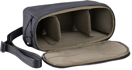 PGYTECH Kamera-insatsväska med axelrem, vattentät linsväska för fotografer och resenärer, lätt insats kub bärväska, svart, XS, OnePro insert Bag