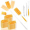 POFIBO 32 Stück für Swiffer Staubmagnet 360° Nachfüllpack Set - Beidseitig Verwendbar, Staubwedel für Swiffer, Duster Nachfüllpack mit 1 Handgriff, 1 Teleskopstange für Tierhaare Staub Schmutz