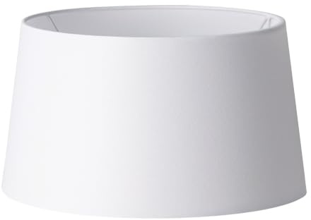 Home Sweet Home Lampenschirm für Tischlampe und Stehlampe | Lampenschirm weiß | 35/30/19 cm | für E27-Fassung |
