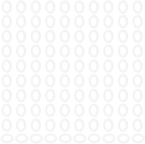 PATIKIL 120 piezas Arandelas planas de nylon M12 12mm ID 20mm OD blanco | 1mm de grosor, Arandelas redondas planas de sellado de plástico, Espaciador Juntas, repuesto para grifo de fontanería