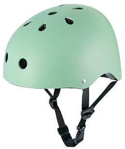Looping Scootizz Hjälm - Skyddshjälm för barn - XS/S | Mandelgrön