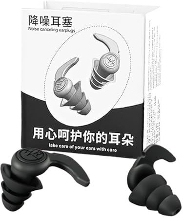 Tappi Per Le Orecchie Con Cancellazione Del Rumore - Tappi Per Le Orecchie Da Nuoto Riutilizzabili In Morbido Silicone, Protezione Confortevole | Inserto Di Sicurezza Per L'udito, Accessorio Resistent