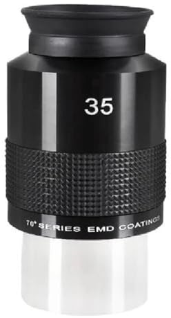 Astronomical Telescope Accessories 2 Inches 70 Degree 35mm Ultra Wide Angle Eyepiece Metal Confocal Astronomical Telescope Accessories