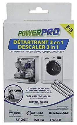 détartrant pour lave linge ou lave vaisselle 3 en 1 en 6 doses