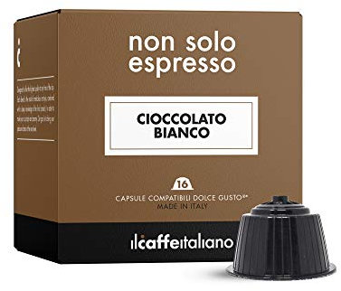 Il Caffè Italiano Kaffeekapseln Kompatibel Dolce Gusto Weiße Schokolade 48 Stk | Kompatibel Dolce Gusto Kaffeekapseln, Weiße Schokolade Geschmack | Kompatibel Nescafe Dolce Gusto Kapseln | Frhome