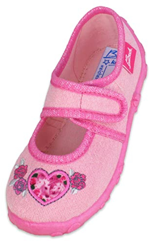 Beck Mädchen Darling Hausschuh, Pink, 30 EU
