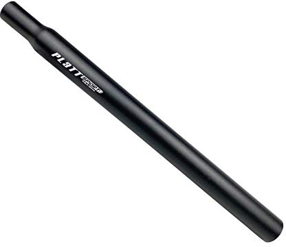 PLATT Cykelsadelstolpe aluminiumlegering MTB sadelstolpe 25,4/27,2/28,6/31,6 350 mm, svart