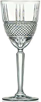 KLEIN 54120 BACCARAT FRANCE 6 Verres à Vin en Cristal - Service Diamant (29 cl) - Art de la table - Décoration de Table - Maison Klein - Artisan du Cristal - Coffret Cadeau - Estampillé