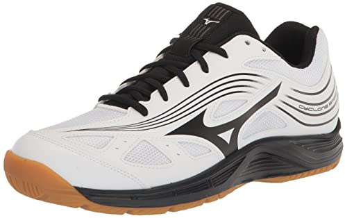 Mizuno womens Cyclone Speed 3 Volleyball Shoe, White/Black, 11 US