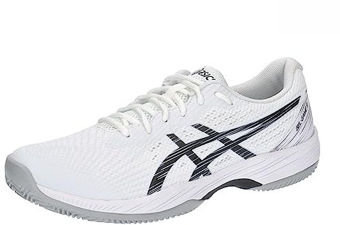 ASICS Herren Gel-Game 9 Clay/OC Sneaker, White/Black, 43.5 EU