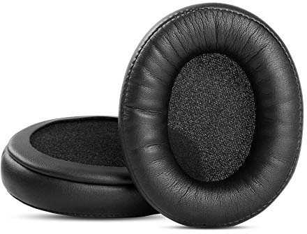 YunYiYi Ear Cushions Cover Compatible with Infurture H1 Wireless Headphones Replacement Protein Leather Earpads Earmuff Parts (Black)