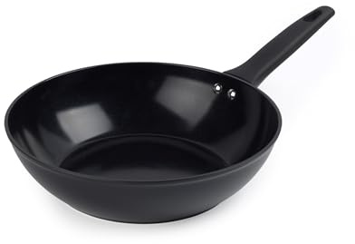 Russell Hobbs RH03261EU7 Verde Thermocollar Poêle à Sauter de 28 cm - Revêtement Antiadhésif en Céramique Saine, sans Pfas, Corps en Aluminium Recyclé, Indicateur de Température, Sauteuse à Induction