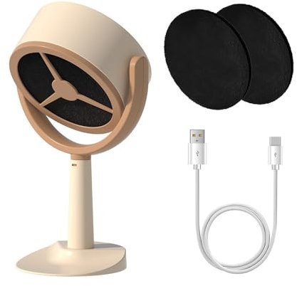 Mini Hotte Asipirante, Hotte Cuisine Portable Silencieuse Ventilateur d'extraction de Cuisine Angle Réglable à 2 Vitesses avec 2 Éponges Filtrantes pour Une Utilisation Sur Table de Cuisson Intérieure