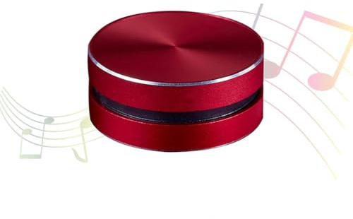 Conduct Tune Speaker, Conduct Tune Shower Speaker, Waterproof Conduct Tune Speaker, Wireless Mini Bluetooth Speaker, Bluetooth Shower Speaker, Portable Bluetooth Speaker for Bathroom, Party (Red)