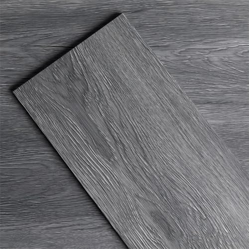 FLOREXP Vinylboden - LVT-Bodenbelag Peel and Stick Fliesen Dunkelgrau, 2,0 mm 36 Stück wasserfest für Büro, Flur, Küche (5,02 m², Dunkel Grau)