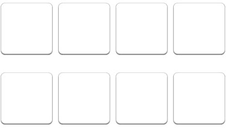 SIRLOMU 8 Pezzi Tappetini Antivibrazione Lavatrice e Asciugatrice, Accessori Lavatrice, Tappetini Antivibrazione