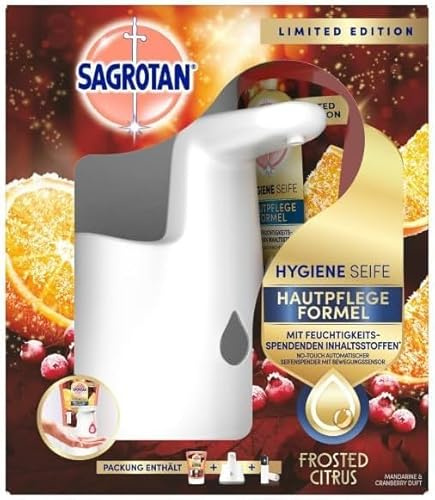 Sagrotan No-Touch Starter-Set Frosted Citrus Winter Limited Edition