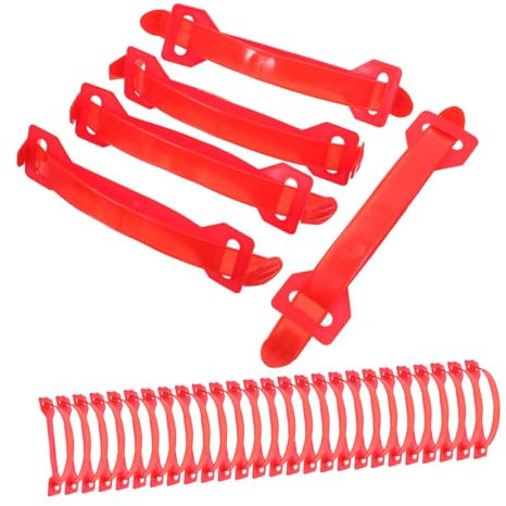 CHILDWEET 100stücke Tragegriffe Aus Robustem Pe Für Kartons Und Milchkartons Praktische Tragehilfen Für Geschenkboxen Langlebige Boxgriffe Zum Einfachen Transportieren Von Kartons