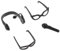 HYTROVE 1juego Mini Auriculares Decorativos para Muñecas Accesorios De Gafas y Micrófono Estilo Rockero para Proyectos y De Cumpleaños