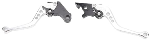 Leva Frizione Freno Motociclistica, Lega di Alluminio Universale per GB350S CB350 Rs, Leva della Frizione del Freno Facile Installare la Sostituzione della Leva a Mano Moto (SILVER)