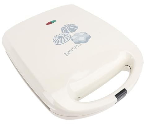 Cookie Maker 8 Loch, Nicht -Stick -Pfannkuchenmaschine mit Doppelseitiger Heizungsplatte, 1000 W, für Cupcake Donut Kuchen und Snacks, Kreative Formen für Hausgemachte Leckereien, Sogar (EU -Stecker