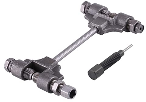 BAFOVY Motorcycle Chain Breaker Rivet Tool Cam Chain Breaker Kit Heavy Duty Forging Steel Precise Removal Installation for Motorcycle Bike Repair