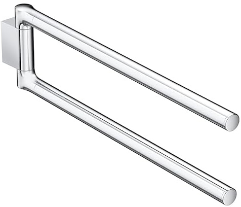 VIGOUR Handtuchhalter clivia 400mm 2-armig schwenkbar verchromt | CLHH40