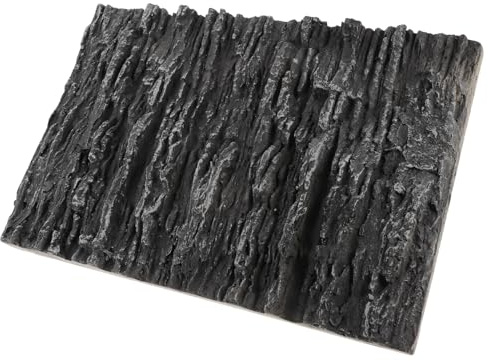 BAZEITFLOW Fond pour Aquarium Reptiles PU Décor Paysage Réaliste Antidécoloration pour Terrarium Tortue et Poissons Surface Rugueuse pour Escalade Installation Facile