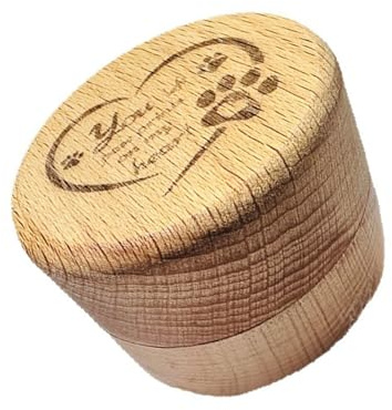 Uqezagpa Handcrafts Boîte commémorative en bois pour animaux domestiques - Urne pour cendres de chats et chiens