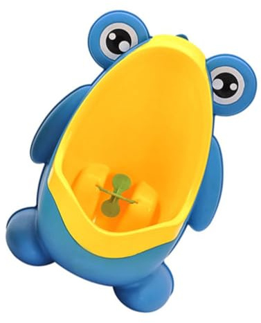 Jungen Pipi Topf als Wandurinal aus Pp in Blau, 1 Stück | Kunststoffmodell mit Cartoonform, für Badezimmer, Leicht zu Reinigen für Jungen Sowie Kinder Zufälliger Stil