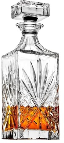 Carafe a Decanter Vin Carafe À Vin Carrée Avec Bouchon, Motifs Multiples For La Décoration Décanter Liqueur
