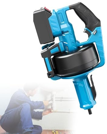 Sturalavandini per Vasca Sturalavandini per Bagno, Serpentina Elettrica 21v, Sturalavandini a Batteria Con Cavo Flessibile 7m per Cucina E Doccia