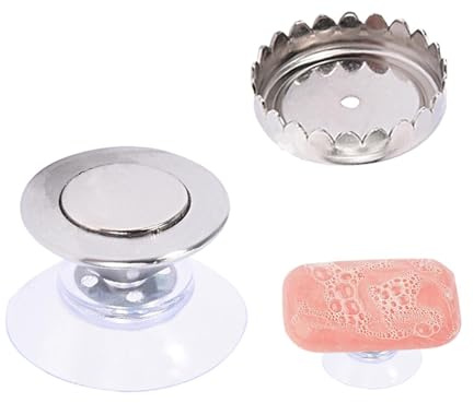 Magnetic Soap Holder - Space Saving Rustproof Rack,Soap Magnet Space Saving | for Bathroom Hotel School Dorm Apartment Kitchen