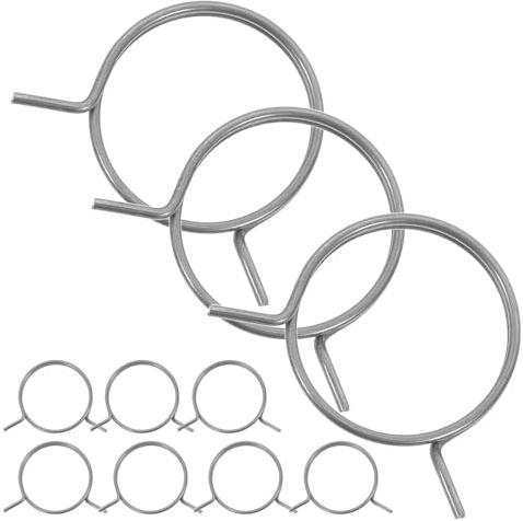FIXOSHEE Lot de 10 Ressorts de Verrouillage Métalliques pour Serrure de Porte de Chambre, Pièces Détachées Résistantes en Fer, Kit de Ressorts de Noyau pour Verrouillage de Sécurité,