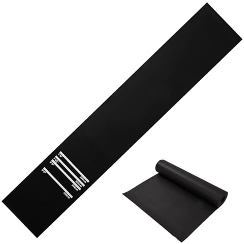 YNPQTDS Darts Matte Rutschfeste Schutzmatte | mit 4 Wurfweiten 300x34cm Dart Schutzmatte für Outdoor Indoor Spielzimmer Wohnzimmer Bar Party