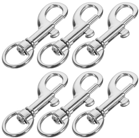 NESTINGHO Karabinerhaken Vielseitig und Schwer Belastbar für Hundeleinen 20 Stück aus Edelstahl mit Schnappverschluss Robuster Metallclip für Täglichen Gebrauch