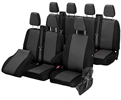 Passgenaue Sitzbezüge Hero ideal angepasst 7-Sitzer Fahrzeugspezifisch Polstermaterial | 4D-Z4L-DV-VWCR-017-OPC-88