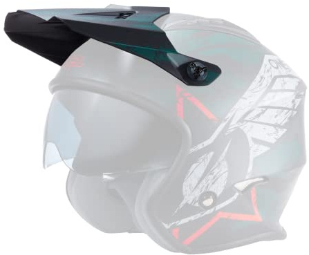 O'NEAL | Ersatzschirm Motorrad-Helm | Enduro Adventure Street | Ersatzschirm für den Volt Helmet Wing V.22 | Visor Volt Helmet Wing V.22 | Erwachsene | Schwarz Grau