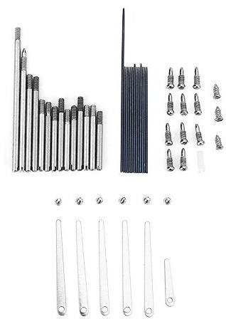 Klarinetten Reparatur Werkzeug Set, Metall Klarinette Federn, Universal Rollen Einstellschrauben Befestigungsschrauben, für Klarinettenspieler und Heimwerker