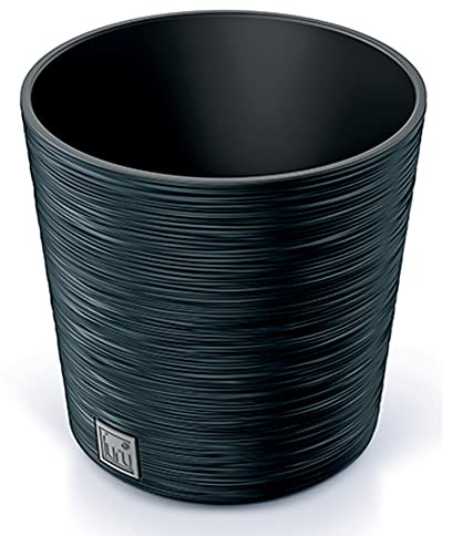 Pot de fleurs avec reserve d´eau 15 L anthracite - FURU