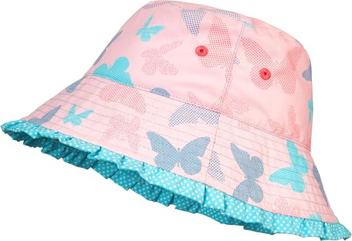Playshoes Flickor UV-skydd solhatt badmössa huvudbonad, fjärilar, 55 cm, Fjäril, 55cm