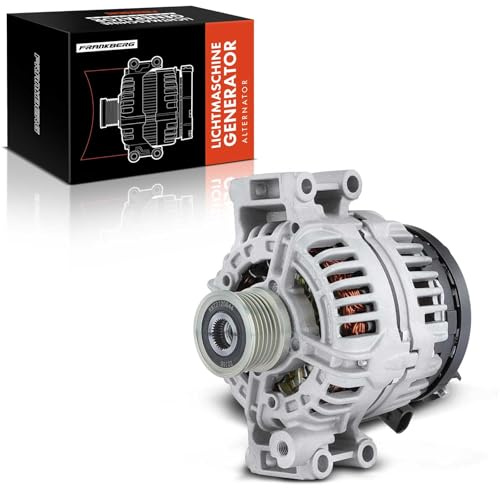 Frankberg Alternador Generador Compatible con 3er E46 316 318 1.6L-2.0L 2001-2005 X3 E83 2.0i xDrive20i 2.0L 2005-2011 Z4 Roadster E85 2.0L 2005-2008 Sustituir# 12317521489