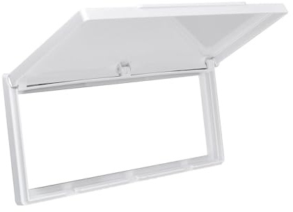 Sharplace Schalterabdeckung 3-fach Steckdose Outdoor Rain Cove, selbstklebende Steckdosenabdeckung, Lichtschalterabdeckung, wasserdichte Plug Box Steckdosenschutz für Wohnzimmer, Bad, Küche, stil a